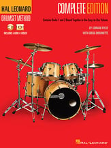 Hal Leonard Drumset Method #1 and #2 Complete Edition Book with Online Media Access cover